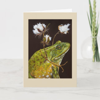 Carte de grenouille taureau du Sud