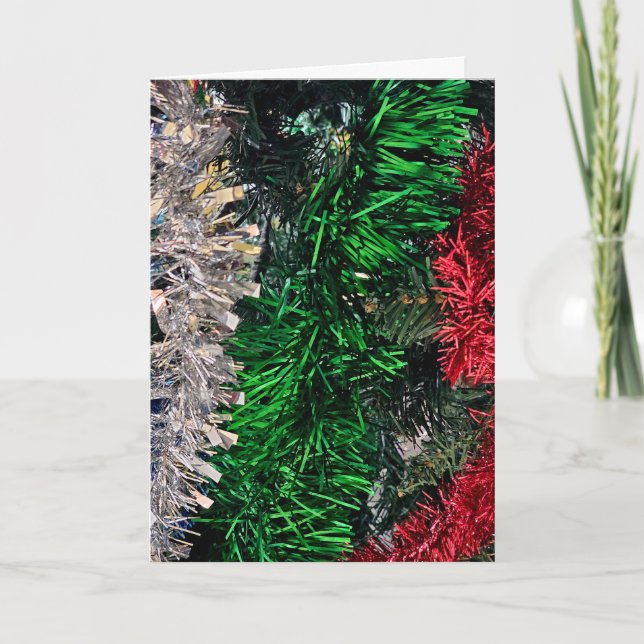 carte de guirlande de Noël (Devant)