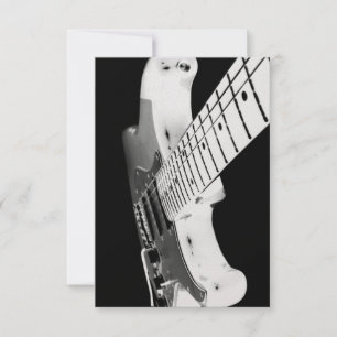 Carte de guitare électrique blanche