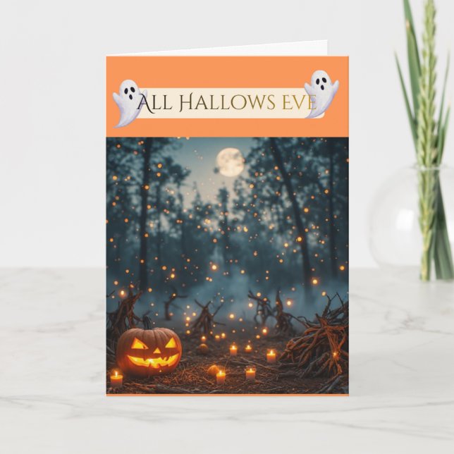 Carte de Halloween à célébrer (Devant)