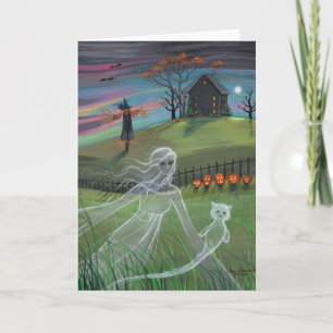 Carte de Halloween d'amis fantômes par Molly Harri