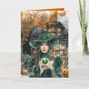 Carte de Halloween : Sorcière qui t'a jeté un sort