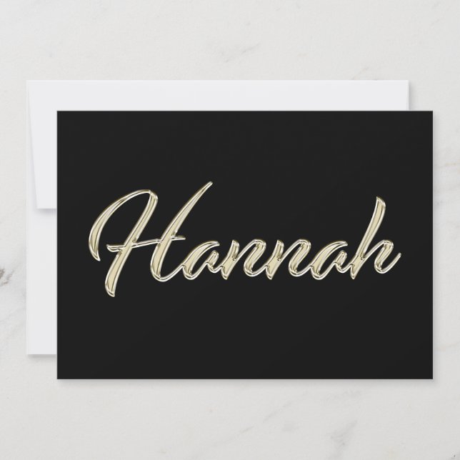 Carte de Hannah White Gold (Devant)