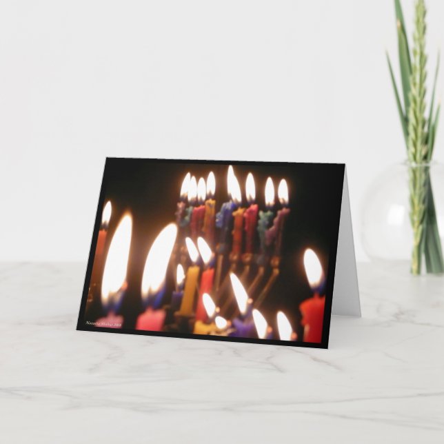 Carte de Hanoukka (Devant)