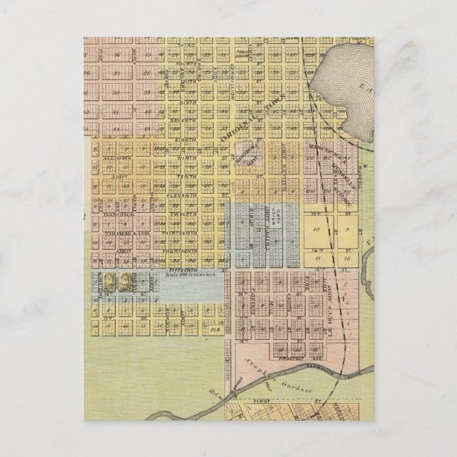 Carte de Hastings, comté de Dakota, Minnesota (Devant)