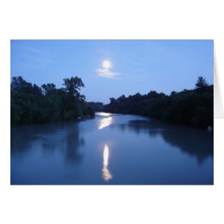 Carte de hausse de lune