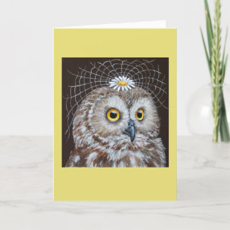 Carte de hibou mariage