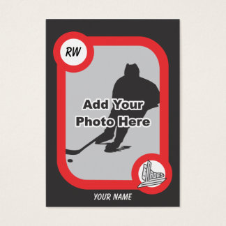 Carte de hockey rétro
