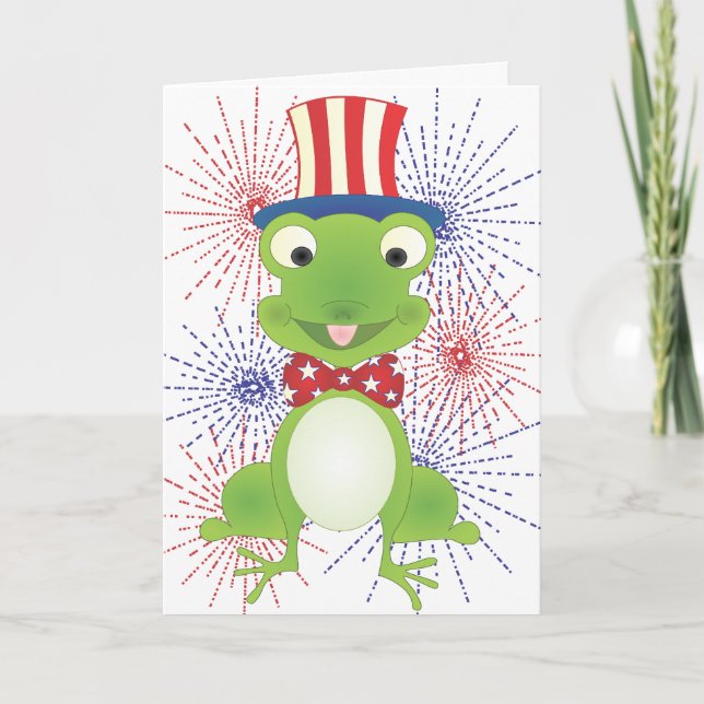 Carte De houblon la grenouille (Devant)