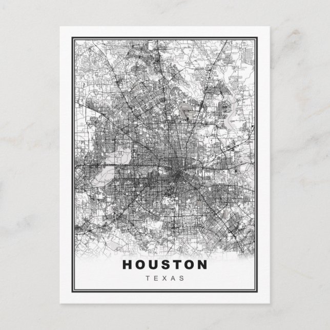 Carte de Houston (Devant)