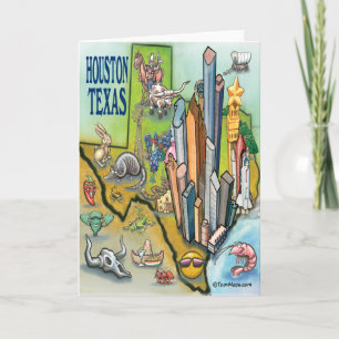 Carte de Houston Texas