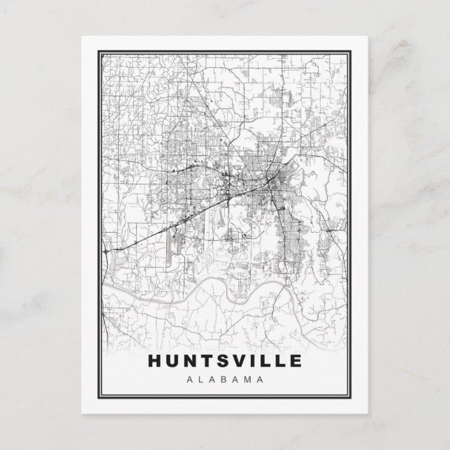 Carte de Huntsville (Devant)