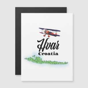 Carte de Hvar Croatie