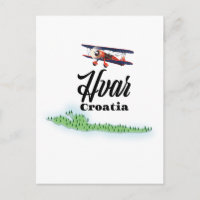 Carte de Hvar Croatie