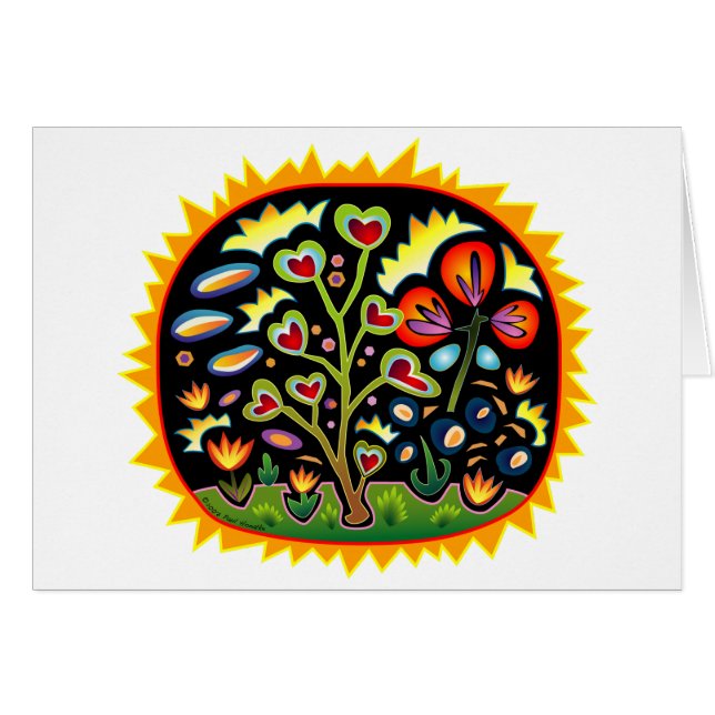 Carte de jardin (Devant horizontal)