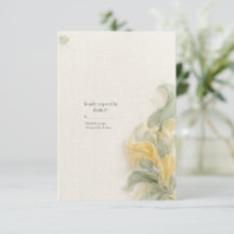 Carte de Jardin RSVP Jaune Beurre Sauge