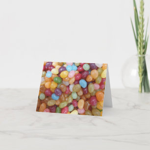 Carte de Jelly Beans Colorés