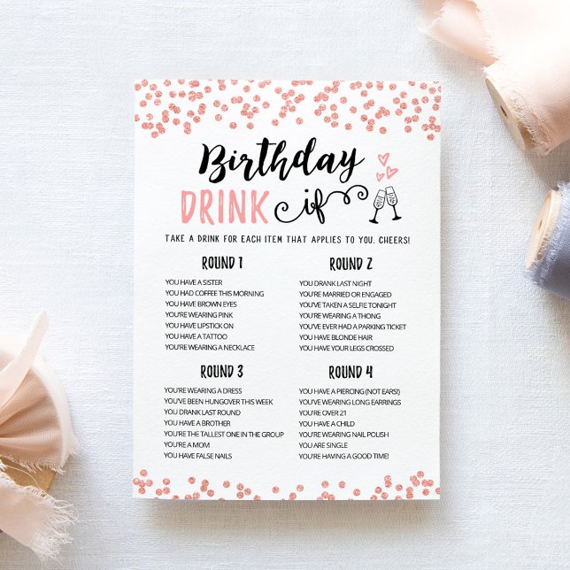 Carte de jeu anniversaire modifiable BOIS SI Jeu d (Créateur téléchargé)