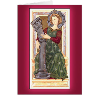 Carte de jeu antique de tarot : Force