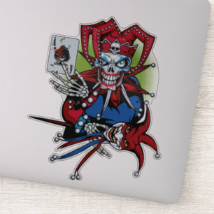 Carte de jeu, autocollant Joker
