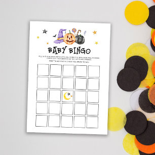 Carte de jeu Baby shower Halloween