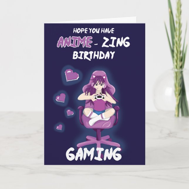 Carte de jeu d'anniversaire "extraordinaire" (Devant)