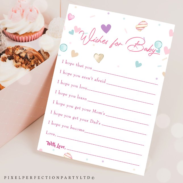 Carte de jeu de bébé doux Donut Baby Wishes (Créateur téléchargé)