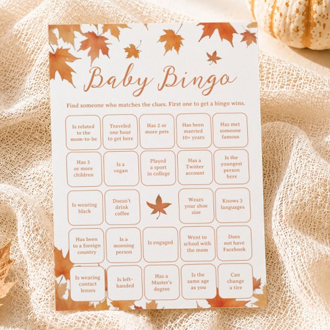 Carte de jeu de bingo pour trouver l'invité à la b (Créateur téléchargé)