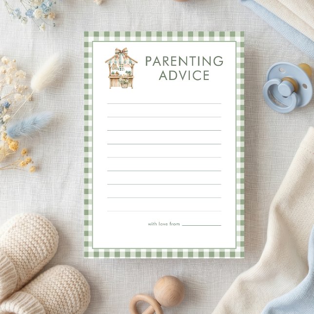 Carte de jeu de conseil parental pour bébé Locally (Créateur téléchargé)