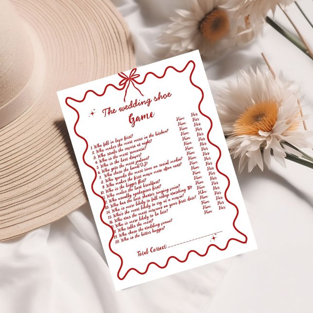 Carte de jeu de douche de mariage italienne pour c (Créateur téléchargé)