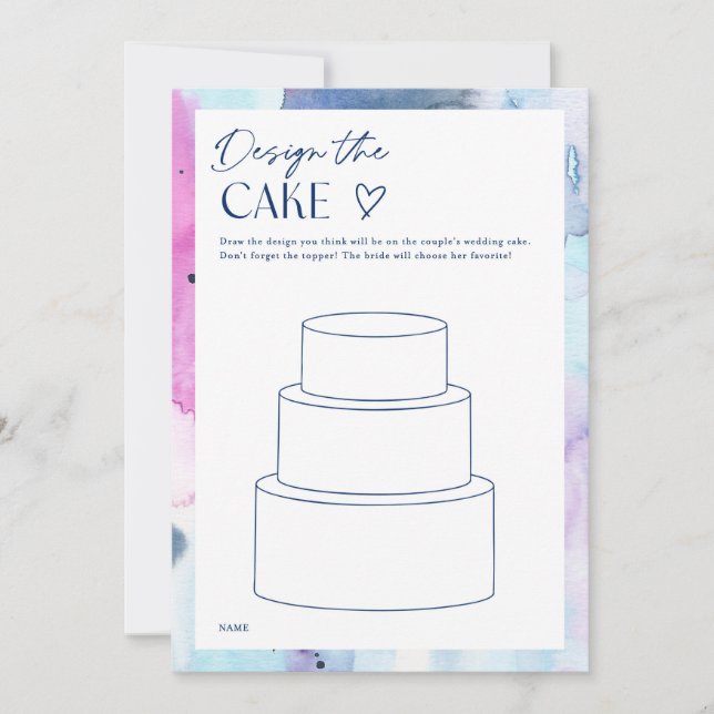 Carte de jeu de fête de mariage pour concevoir le  (Devant)