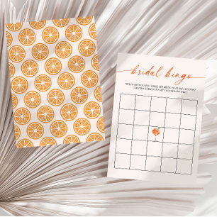 Carte de jeu de mariage Cocktail Bridal Bingo pour
