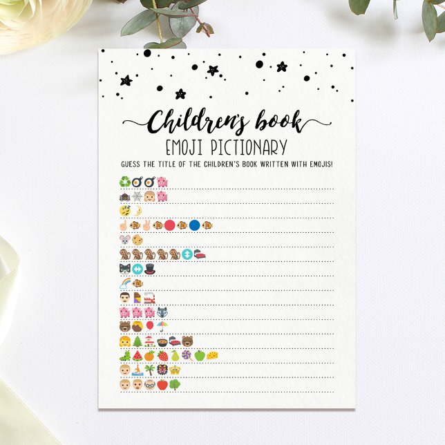 Carte de jeu Emoji Pictionary du livre pour enfant (Créateur téléchargé)