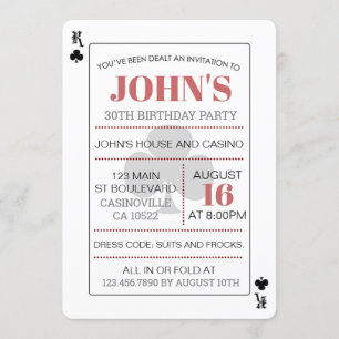 Carte de jeu King of Clubs Casino