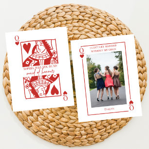 Carte de jeu Las Vegas Maid Of Honor Proposition