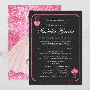 Carte de jeu Parties scintillant rose   Las Vegas 