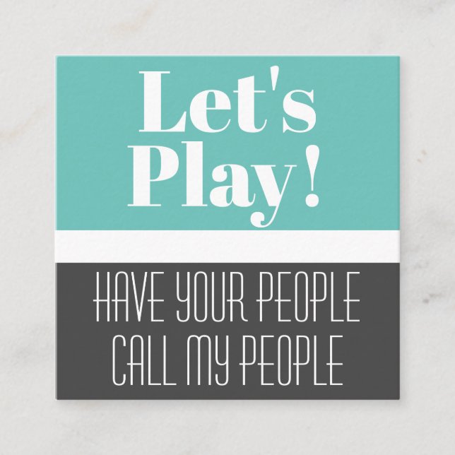 Carte de jeu pour enfants moderne (Devant)