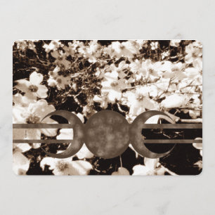 Carte de jeûne à trois lune de Dogwood Sentimental