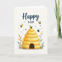 Carte de joie d'anniversaire Golden Home