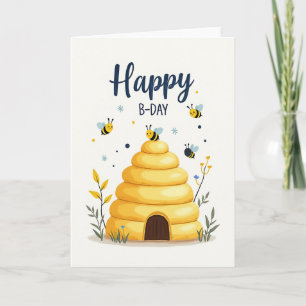 Carte de joie d'anniversaire Golden Home