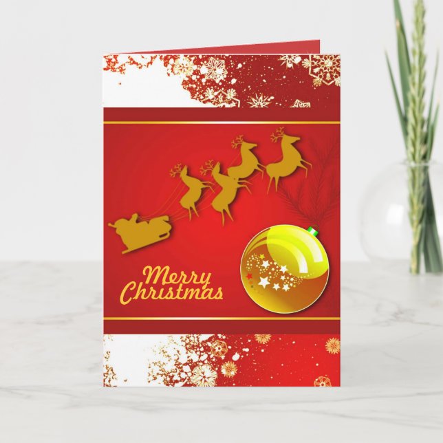 Carte de joies de Noël (Devant)