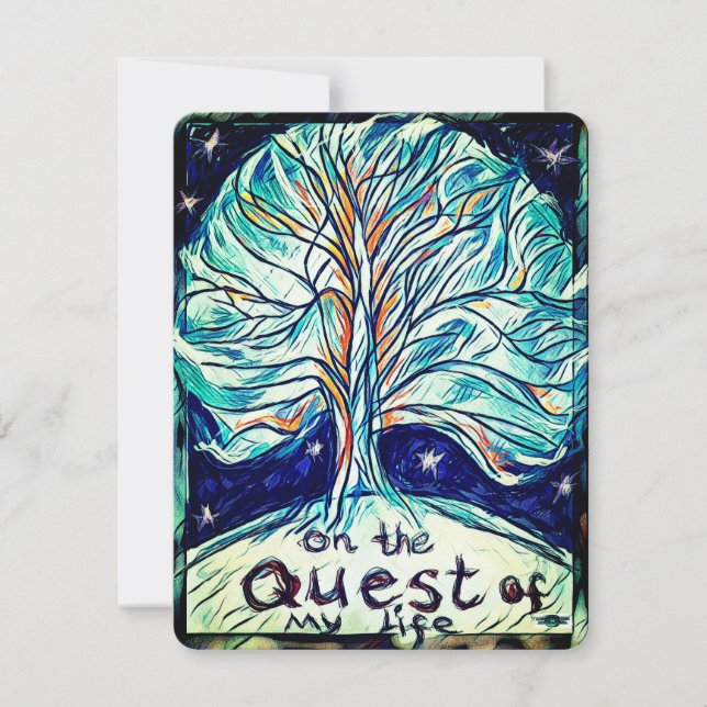 Carte de jonction n° 4 : Sur la quête de ma vie (Devant)