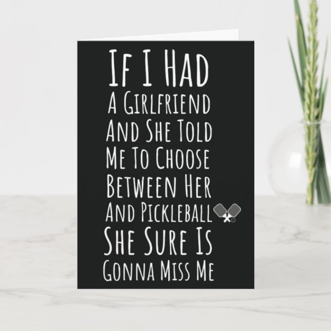 Carte de joueur de basket simple amusant Picklebal (Devant)