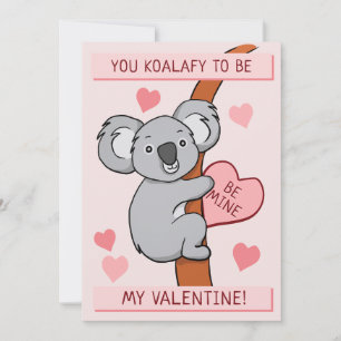 Carte de jour Cute Koala-ty Valentines
