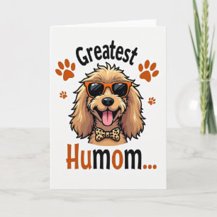Carte de Jour de Fête pour Maman de Chien Cool