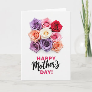 Carte de jour de fleurs de jardin