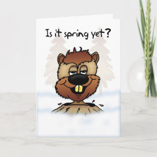 Carte de jour de Groundhog - est-ce ressort encore