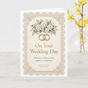 carte de jour de mariage carte vierge