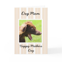 Carte de jour de mères pour des mamans de chien