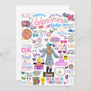 CARTE DE JOUR DE VALENTINE INSPIRÉE PAR SWIFT